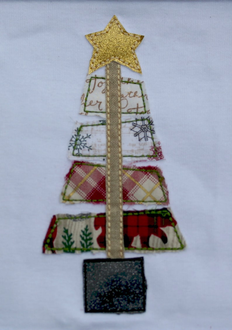 Ragged Christmas Tree Shirt Tree Farm Shirt 1ST Christmas Christmas Tree Vintage Christmas Tree Tree Christmas Baby 1st Holiday