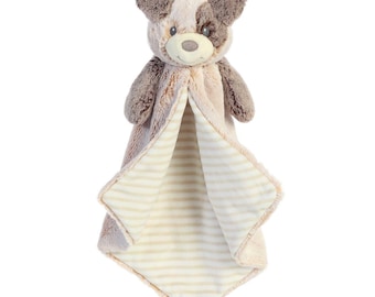 Personalized Puppy Lovey: Embroidered Baby Security Blanket
