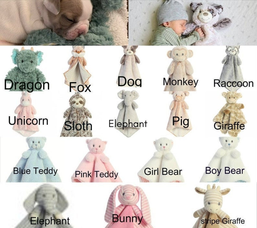 Baby Lovey Personalized Baby Gift Personalized Baby Etsy