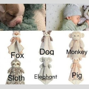 Baby Lovey, Personalized Baby Gift, Personalized Baby Blankets, Monogrammed Security Blanket, Baby Girl Gift, Baby Boy Gift, Toys for Dogs