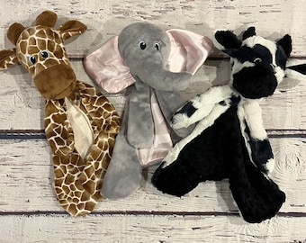 Plush Animal Lovey - Security Blanket
