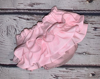 Babyhug 100% Cotton Floral Printed Bloomers Pack of 3 - Pink & White