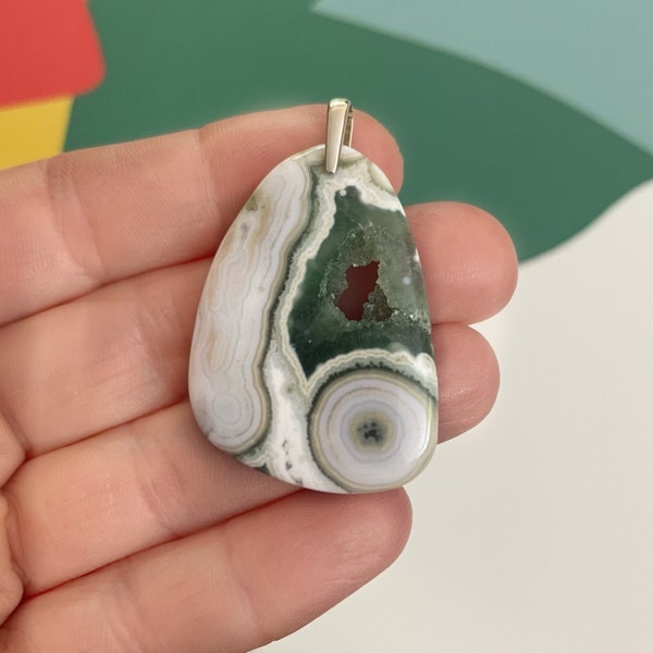 Ocean Jasper Pendant ~ Marovato Old Stock