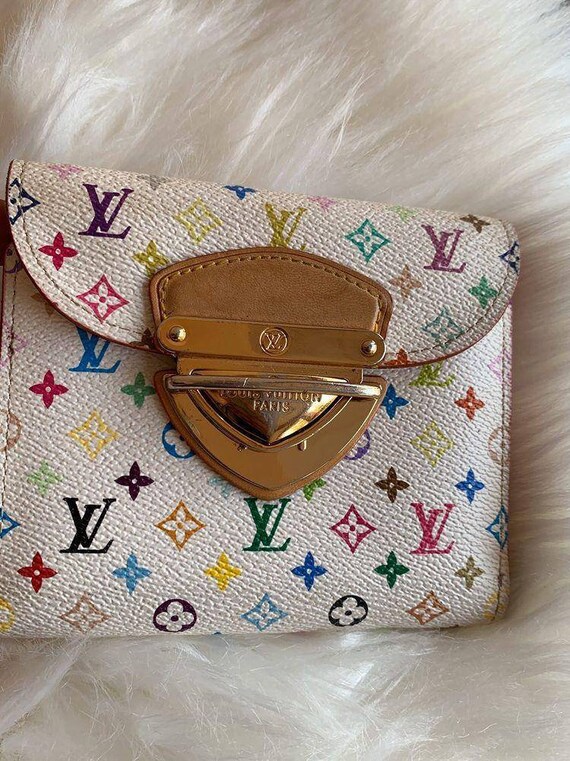 Louis Vuitton White Multicolor Joey Monogram Canva