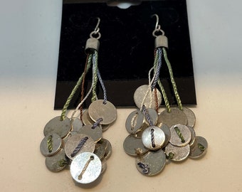 Boho Earrings - Hand Made Drop Coins