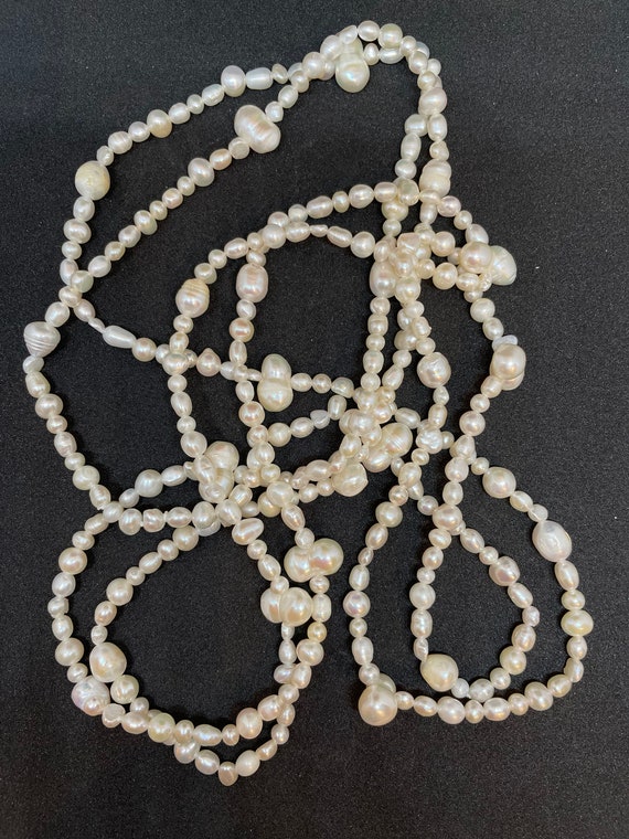 Opera length Freshwater Pearls with Baroque! - image 3