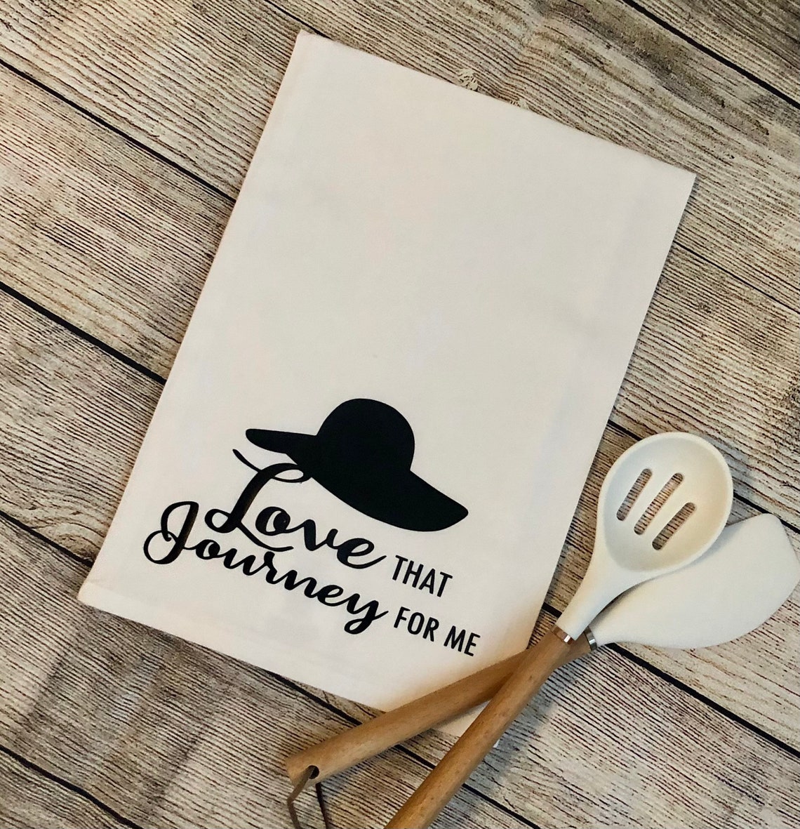 Schitts Creek Alexis Quotes Love That Journey for Me Flour Sack Towel