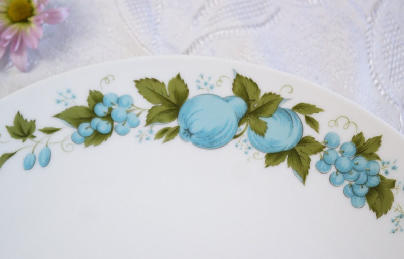 MISMATCHED DINNER PLATES Teal Blue Green White Colors Set Etsy