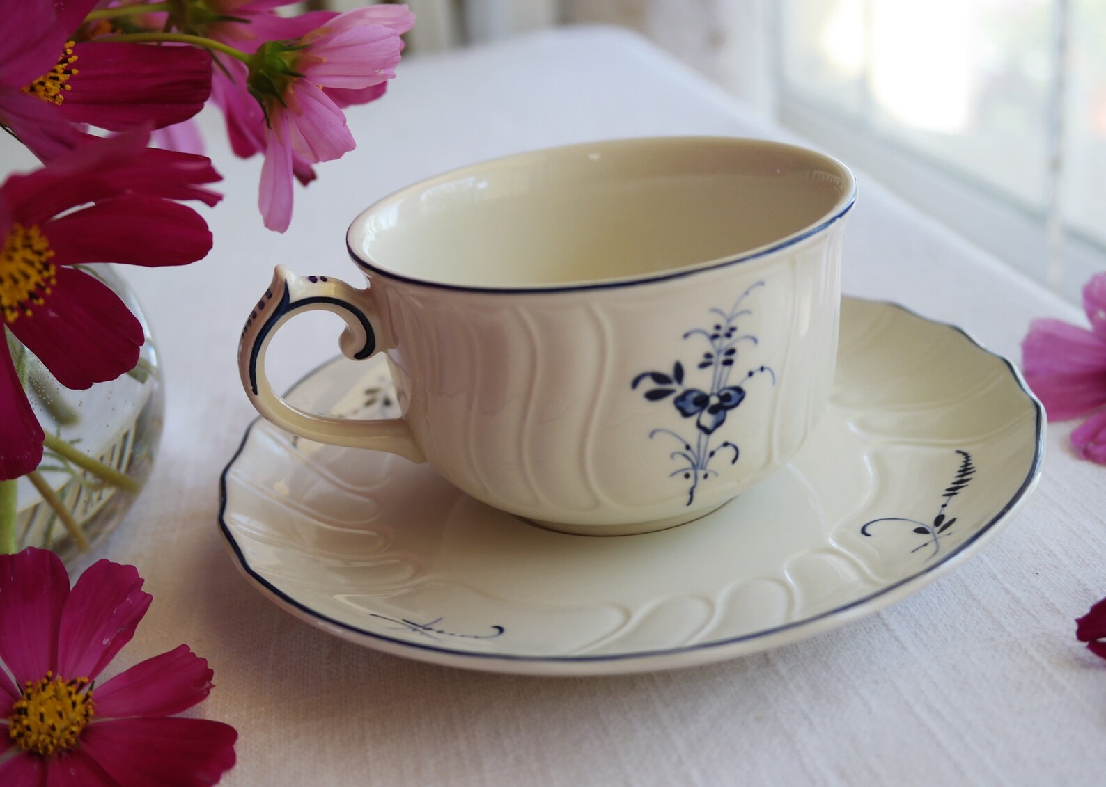 Vieux Luxembourg Sugar Bowl Porcelain Villeroy Boch