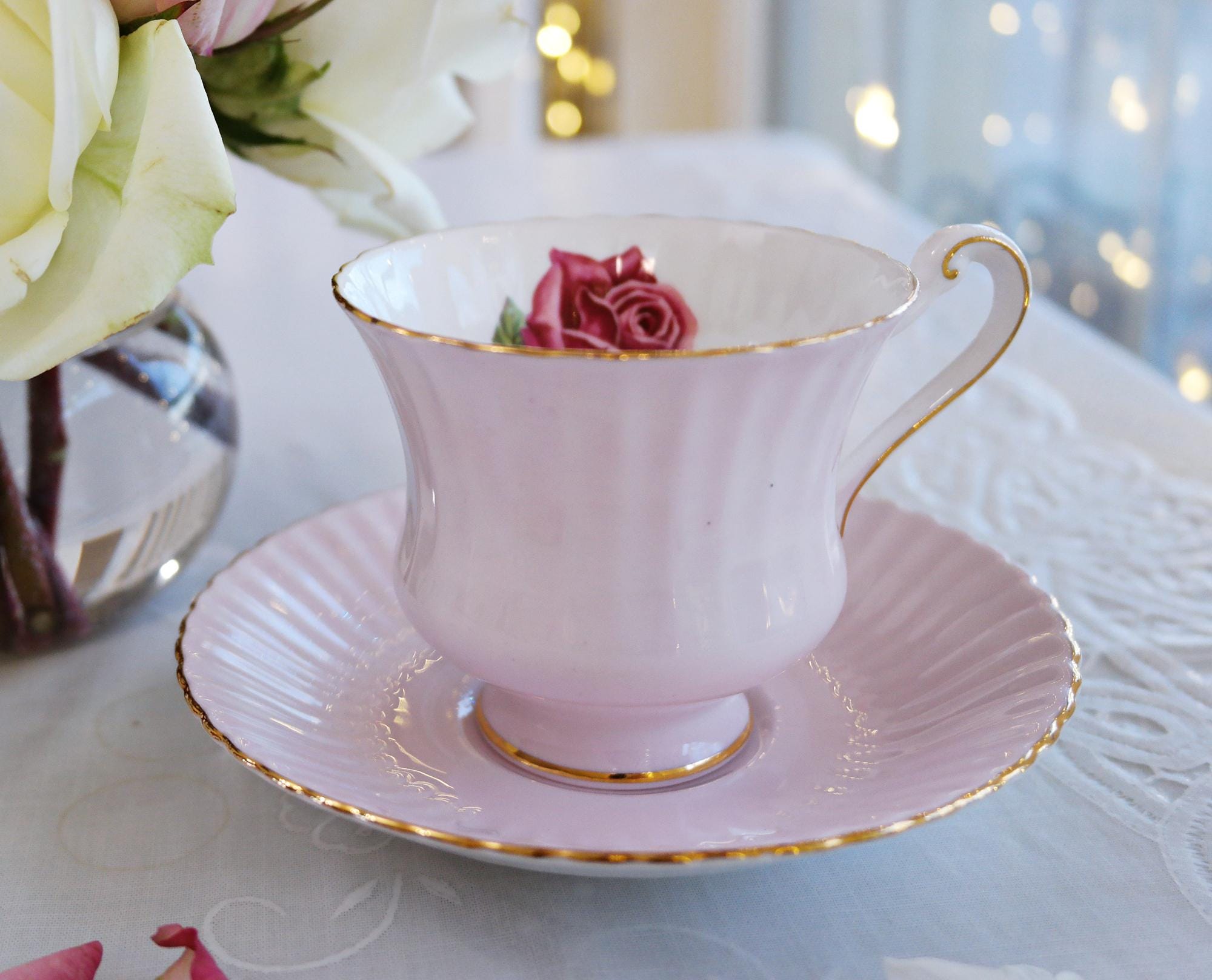 パラゴン PARAGON MAJESTY THE QUEEN ピンクローズ Paragon Bone China by Appointment to Her Majesty the Queen - Etsy