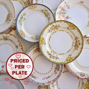 Noritake BREAD & BUTTER PLATES Mismatched - Priced Per Plate - Mix &#39;n Match Noritake-like Meito Mikasa China - Dessert Tea Party Side Plates