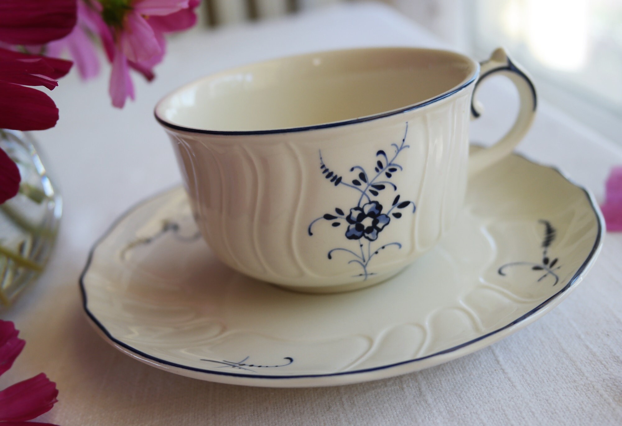 Villeroy Boch CUP & SAUCER - Old Vieux Luxembourg Fine Villeroy Boch CUP & SAUCER - Old Vieux Luxembourg Fine