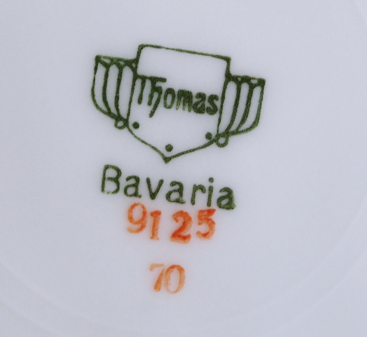 ANTIQUE DINNER PLATE Circa 1927 - Thomas Bavaria - Pattern