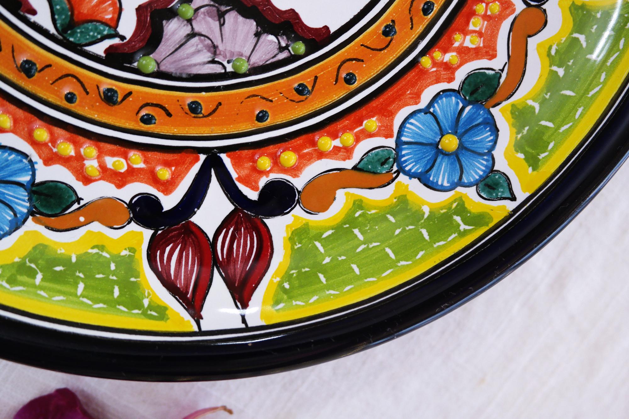 Talavera Cholula DECORATIVE WALL PLATE 10