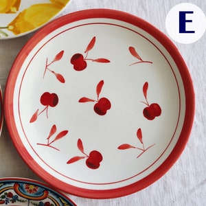MISMATCHED CERAMIC PLATES - Size 8.5" to 9" - Salad Plates - Country ...