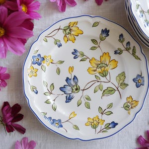 Villeroy Boch SALATTELLER 20 cm - Toscana Muster - Gelb Blau Grün - Blumen Blüten - Landhaus Dekor