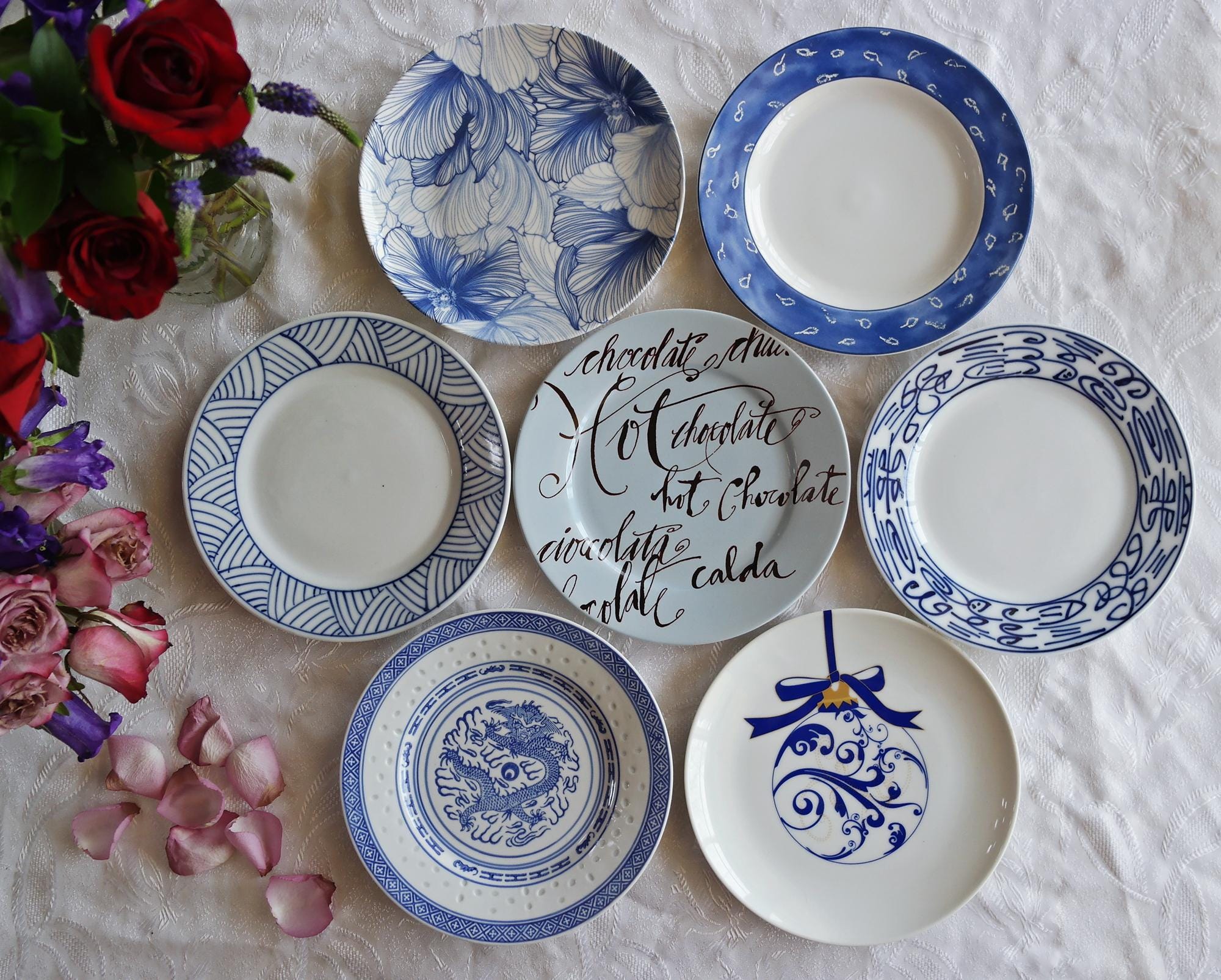 Porcelain Dinnerware Spode Blue Indigo Dinnerware Blue Italian