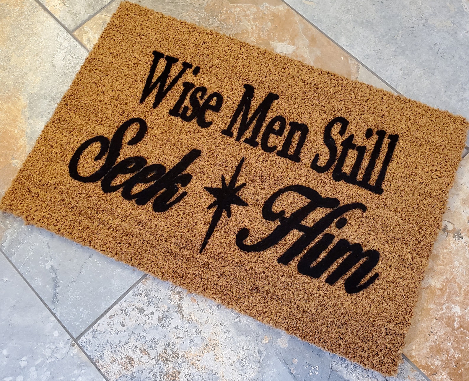 Wise Men Doormat / Custom Doormat / Mat / Personalized Doormat Etsy