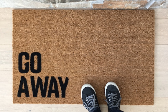 Go Away Doormat Funny Door Mat Creative Door Mats Coir Doormat Cool Door Mats Doorstep Mats