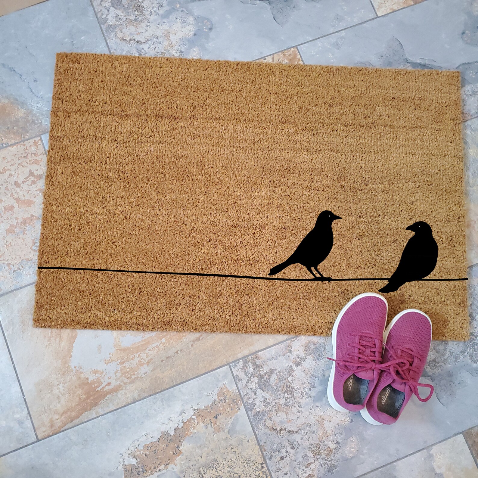Birds on a Wire Doormat and Many Other Custom Doormats / Gifts Etsy