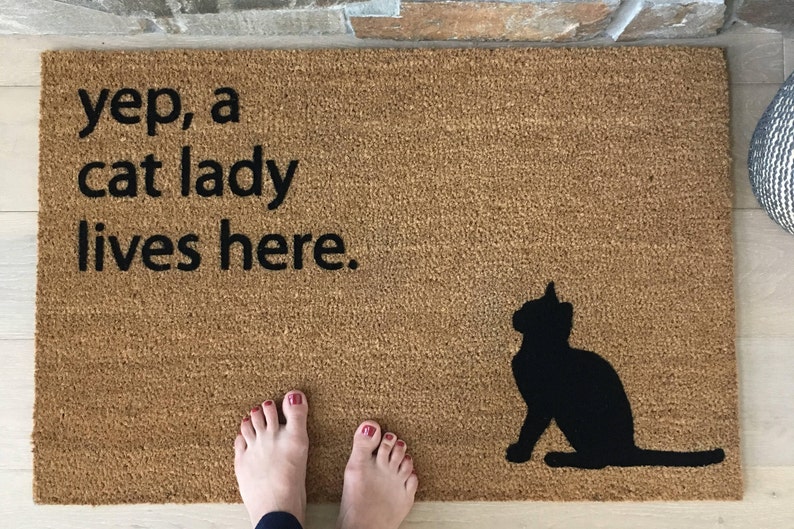 Good Day Cat Lady Doormat - Thumbnail 2