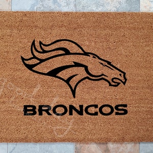 Football Team Coir Doormat: Custom Sports Fan Welcome Mat