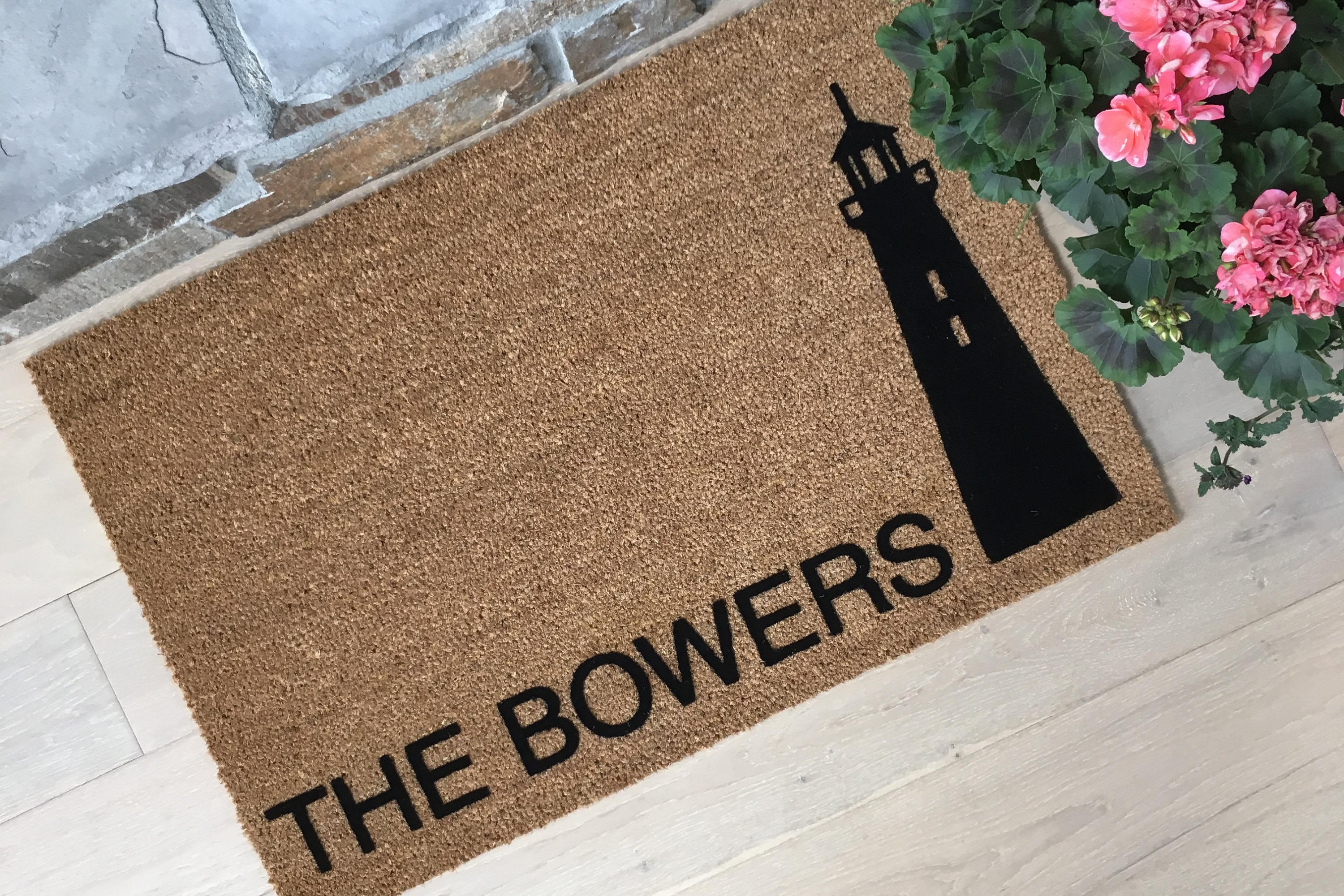 Lighthouse Doormat / Custom Doormat / Welcome Mat / Lighthouse / Ocean  Decor / Doormats / Beach Welcome Mat / Doormat