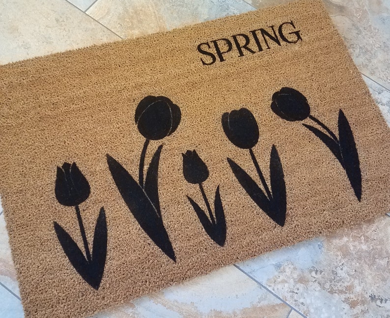 Good Day Tulip Coir Doormat