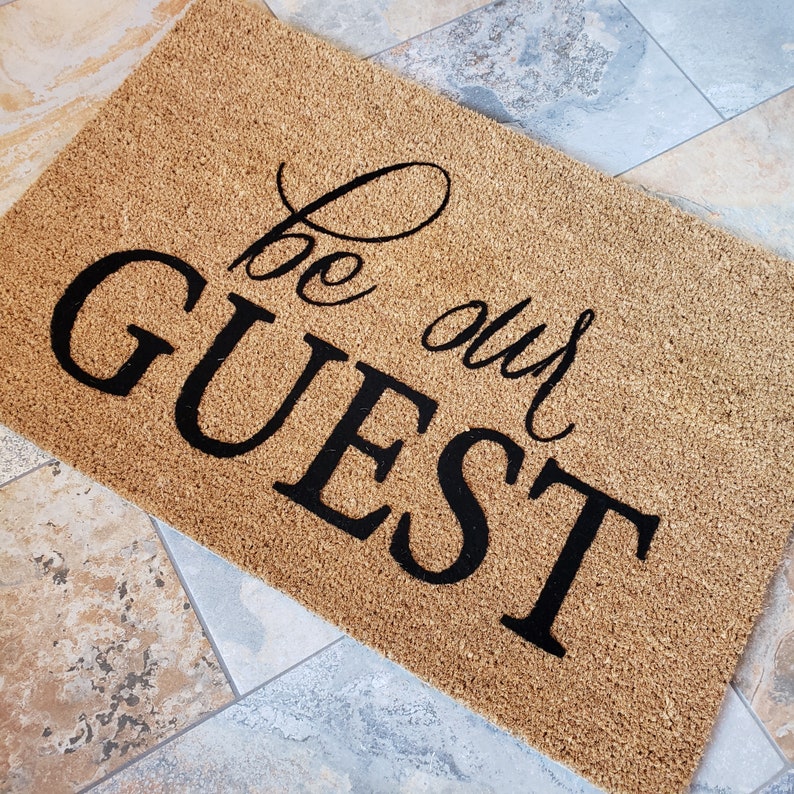 Be Our Guest Doormat and Many Other Custom Doormats / Etsy