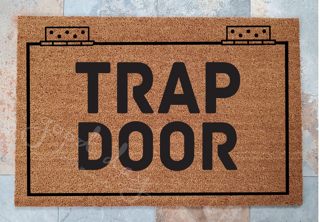 Trap Door Coir Doormat Funny Welcome Mat Joke Gift Etsy trap-door-coir-doormat-funny-welcome-mat-joke-gift-etsy