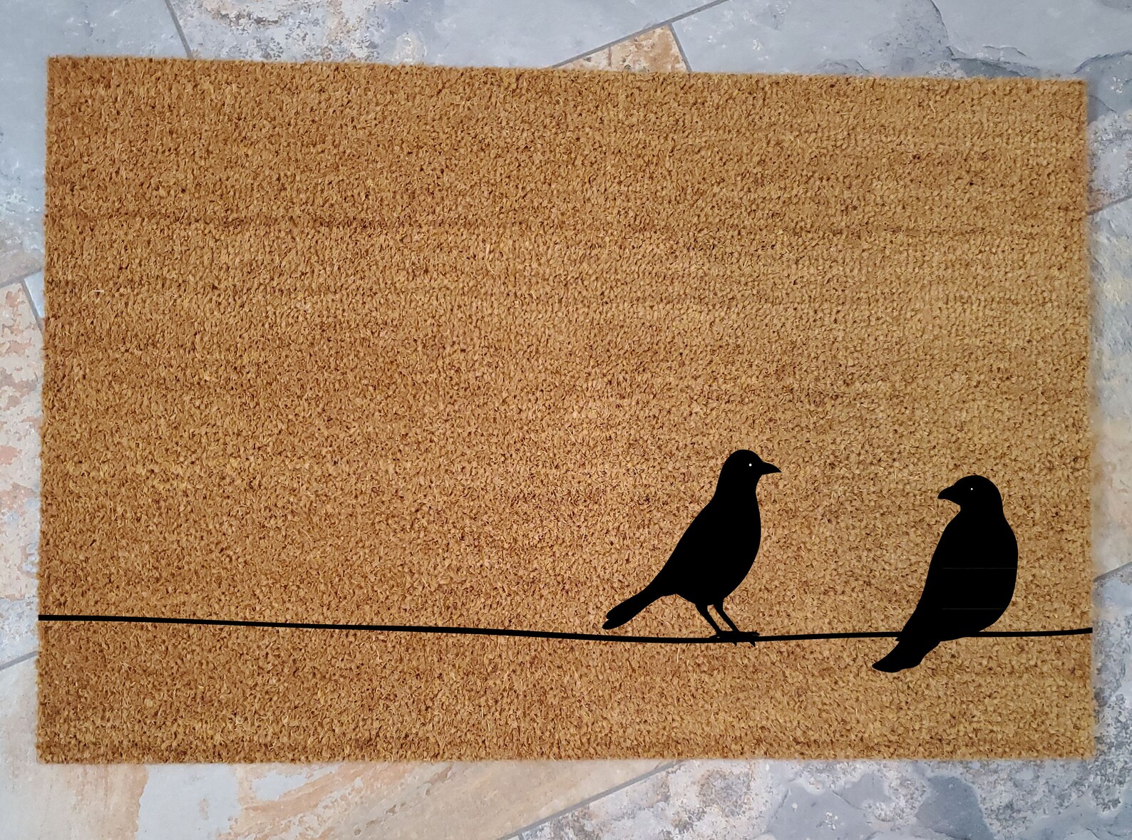 Birds on a Wire Doormat and Many Other Custom Doormats / Gifts Etsy
