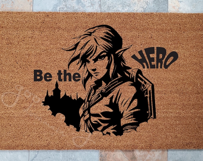 The Hero Doormat Custom Welcome Mat