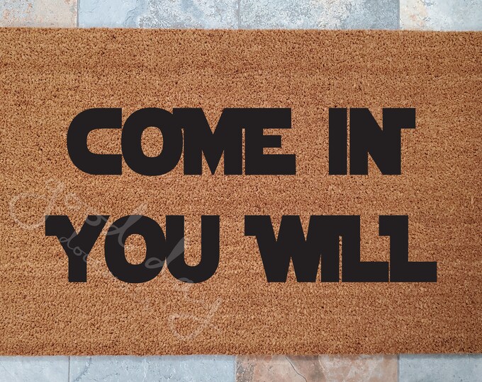 Gift Ideas - Doormat - Funny Door Mats - Coir Door Mats - Star Wars Gift - Outdoor Doors - Unique Gift