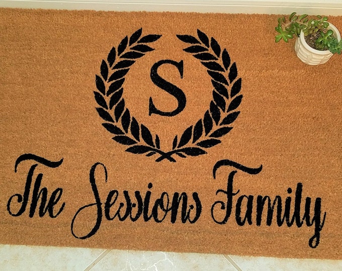 Personalized Doormat, All Weather and Elegant