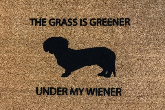 Funny Doormat Welcome Mat Dachshund Doormat Handmade Etsy