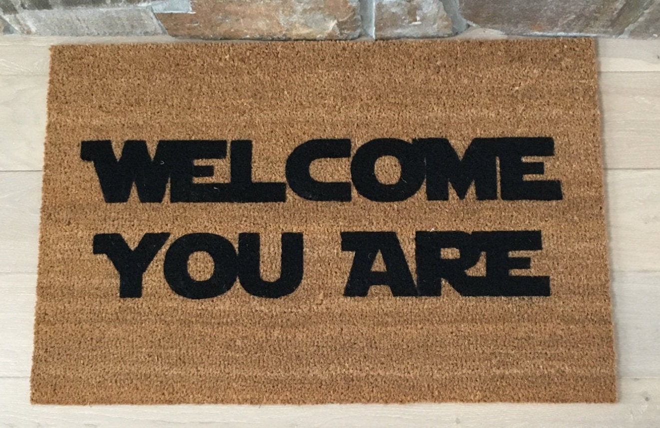 Star Wars Doormat Yoda Doormats Custom Welcome Mat Custom | Etsy