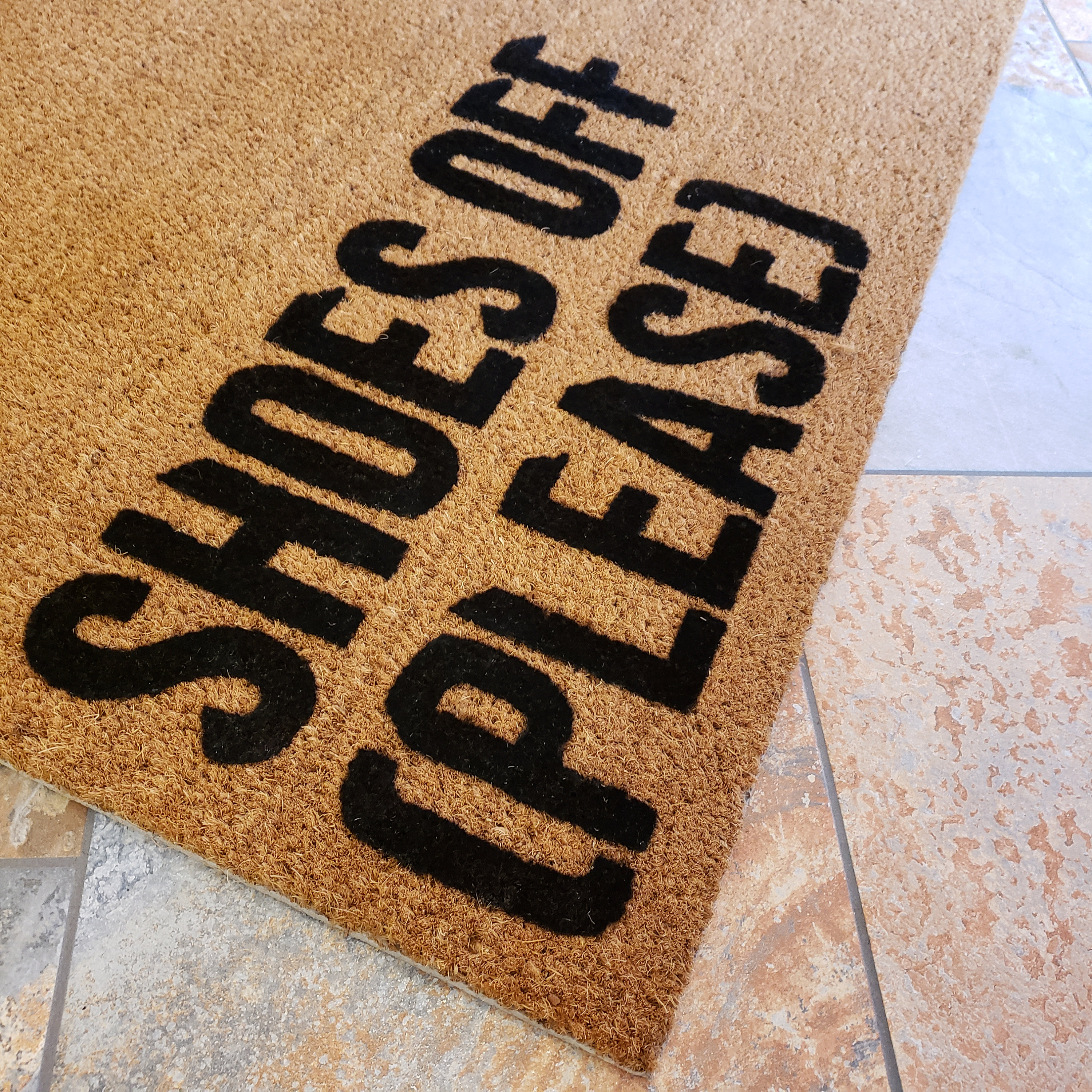 Shoes off Please, Door Mat, Creative Door Mats, Coir Doormat, Cool Door Mats,  Doorstep Mats, Personalized Door Mat, Custom Door Mat, Gifts 