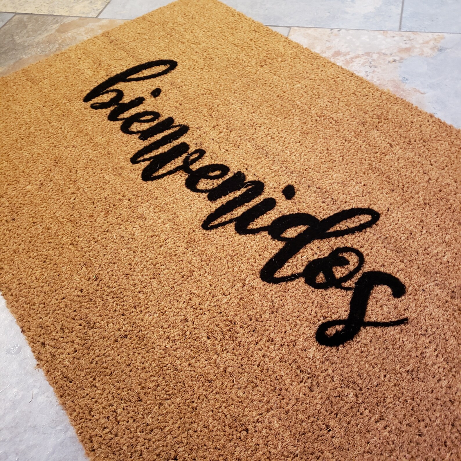Spanish Doormat / bienvenidos Doormat / Spanish Mat / Etsy