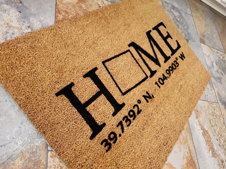 Home Mat with your State of choice / My State Doormat Etsy