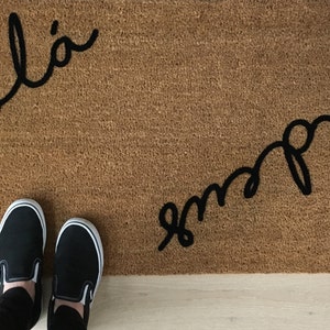 Portuguese Gifts, Ola Adeus Doormat, Portuguese Door Mats, Portuguese Decor, Portuguese Teacher Gifts