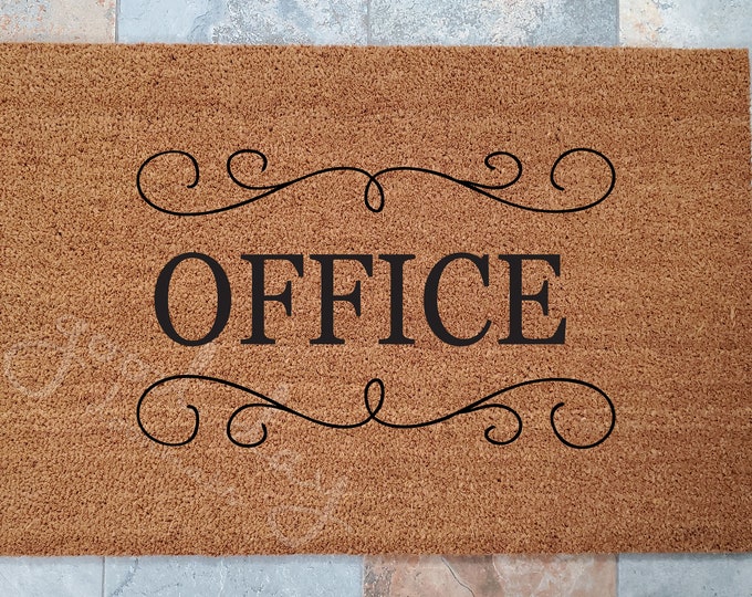 Office Doormat / Door Mat / Welcome Mat / Custom Doormat / Office Decor / Unique Door Mat /Executive Doormat