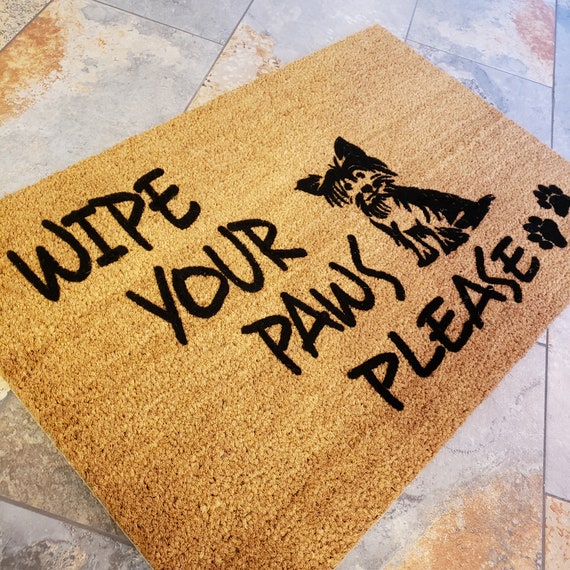 Wipe Your Paws Please Pet Lover Doormat Welcome Mat Pet Lover Gifts Gifts For Friends Welcome Gifts Gift For Her Gifts For Him