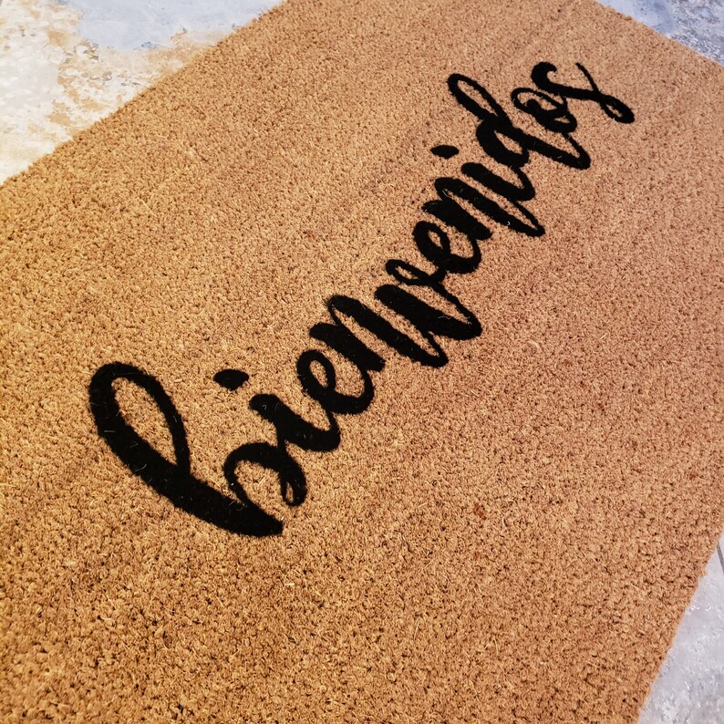 Spanish Doormat / bienvenidos Doormat / Spanish Welcome Mat / Spanish Gifts / Spanish Decor / Custom Doormats / Housewarming Gift Ideas image 5