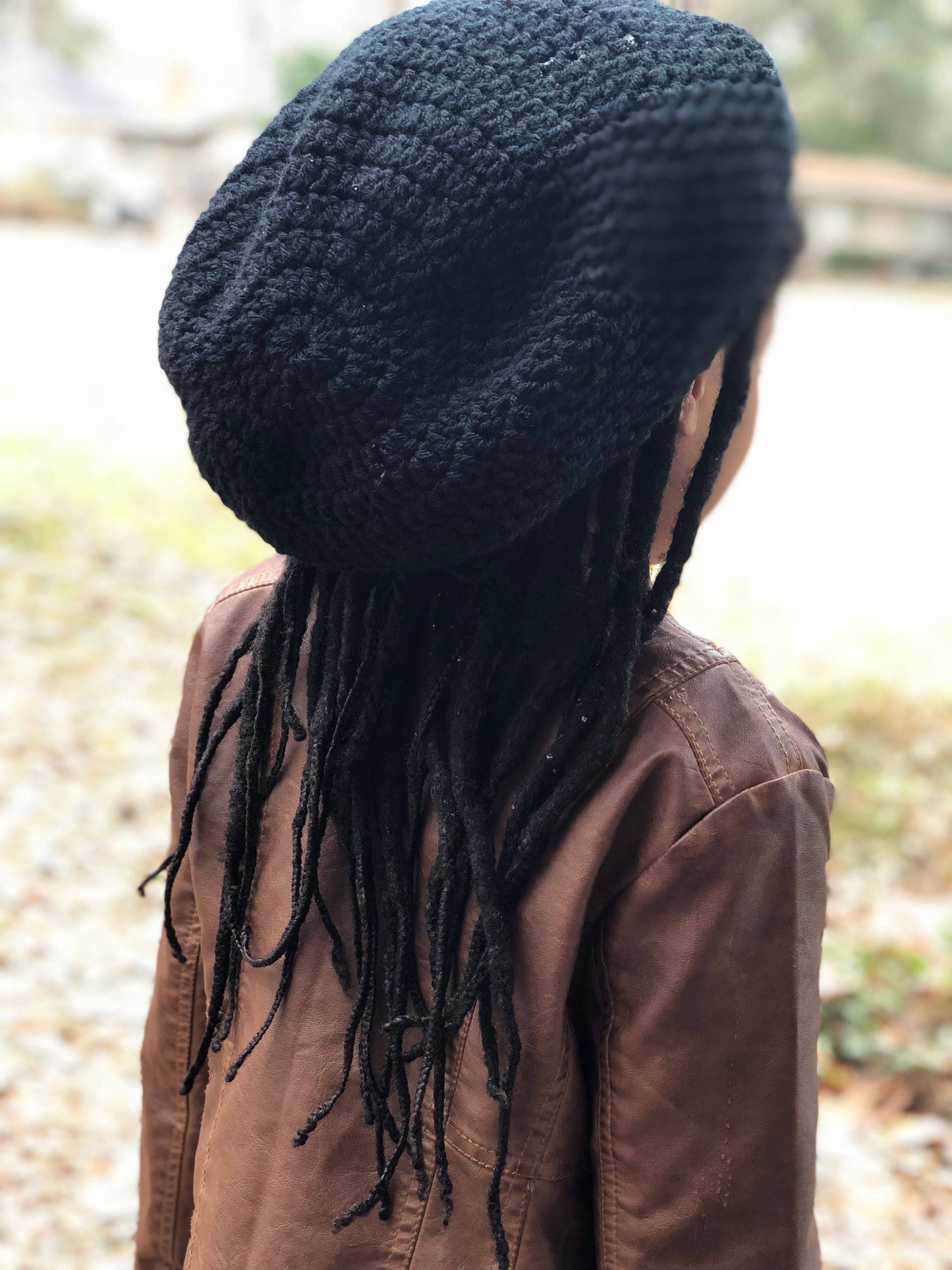 Crochet Rasta Loc Tam - Solid Color Options - Etsy