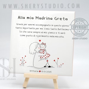 Bomboniere Madrina padrino Battesimo, Bomboniere artigianali, Bomboniere oggettistica, bomboniere battesimo, regalo madrina