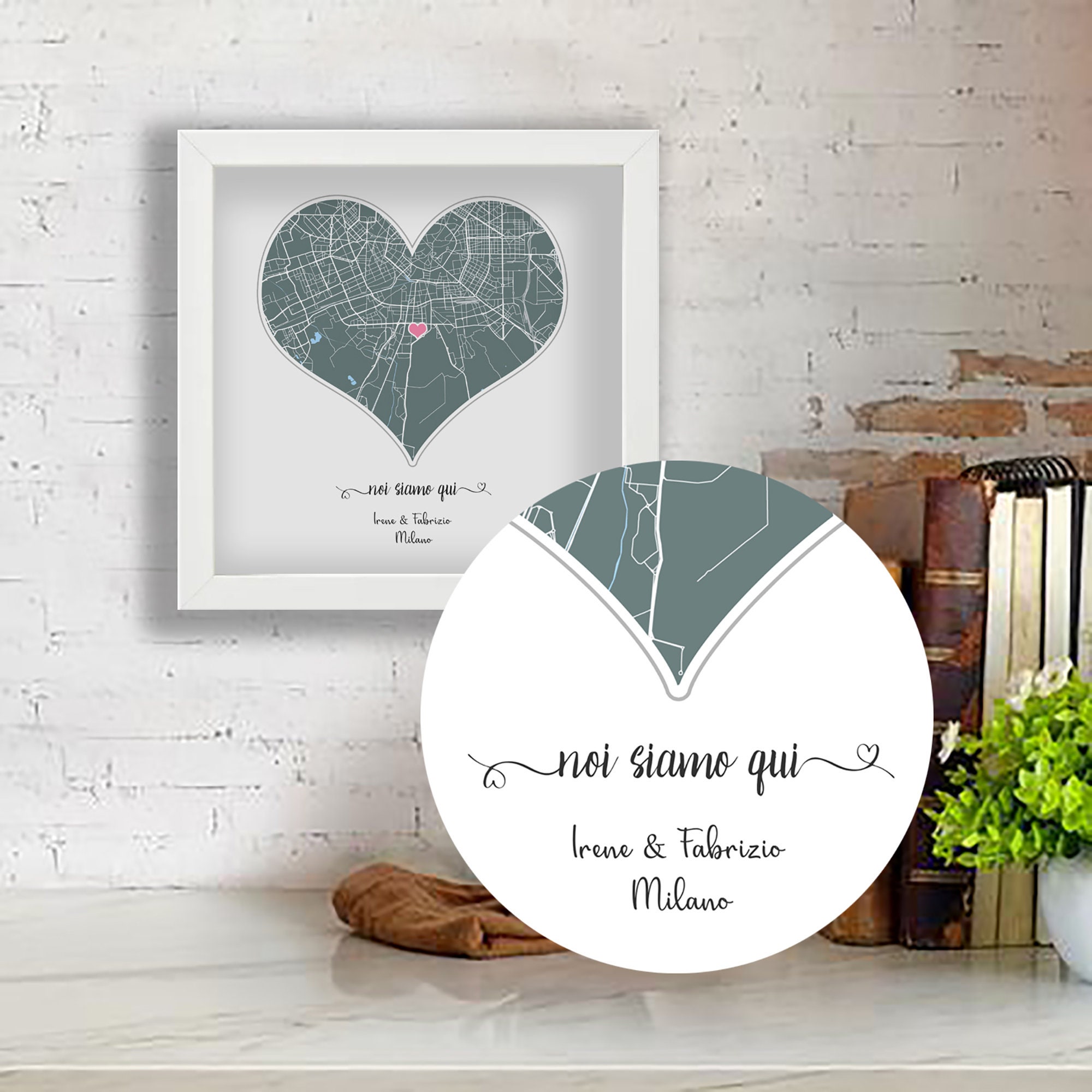 Regalo Casa Nuova - Candelabri A Cuore In Legno Con Tea Light, Auguri 'Nuova Casa Nuova Avventura' - Foto 11