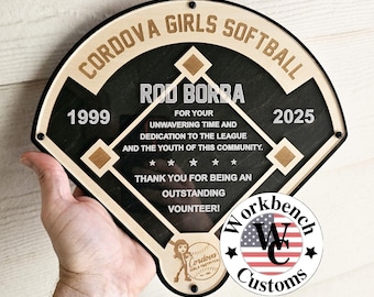 Baseball Coach Gift, End of Season Gift, Retirement, Team Sponsor