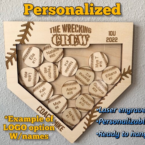 Baseball / Softball Coach Gifts End of Season Gift Etsy