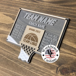 Basketball Coach Gift, End of Season Gift
