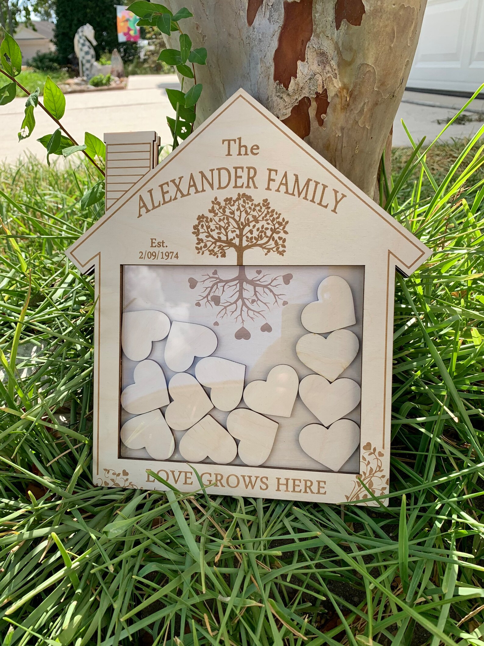 Personalized Family Gift Sign Etsy
